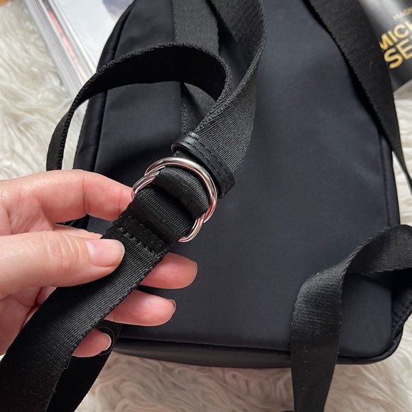 KNOMO London XS 9.5” Beauchamp Double Compartment Backpack in Black - Picture 7 of 14